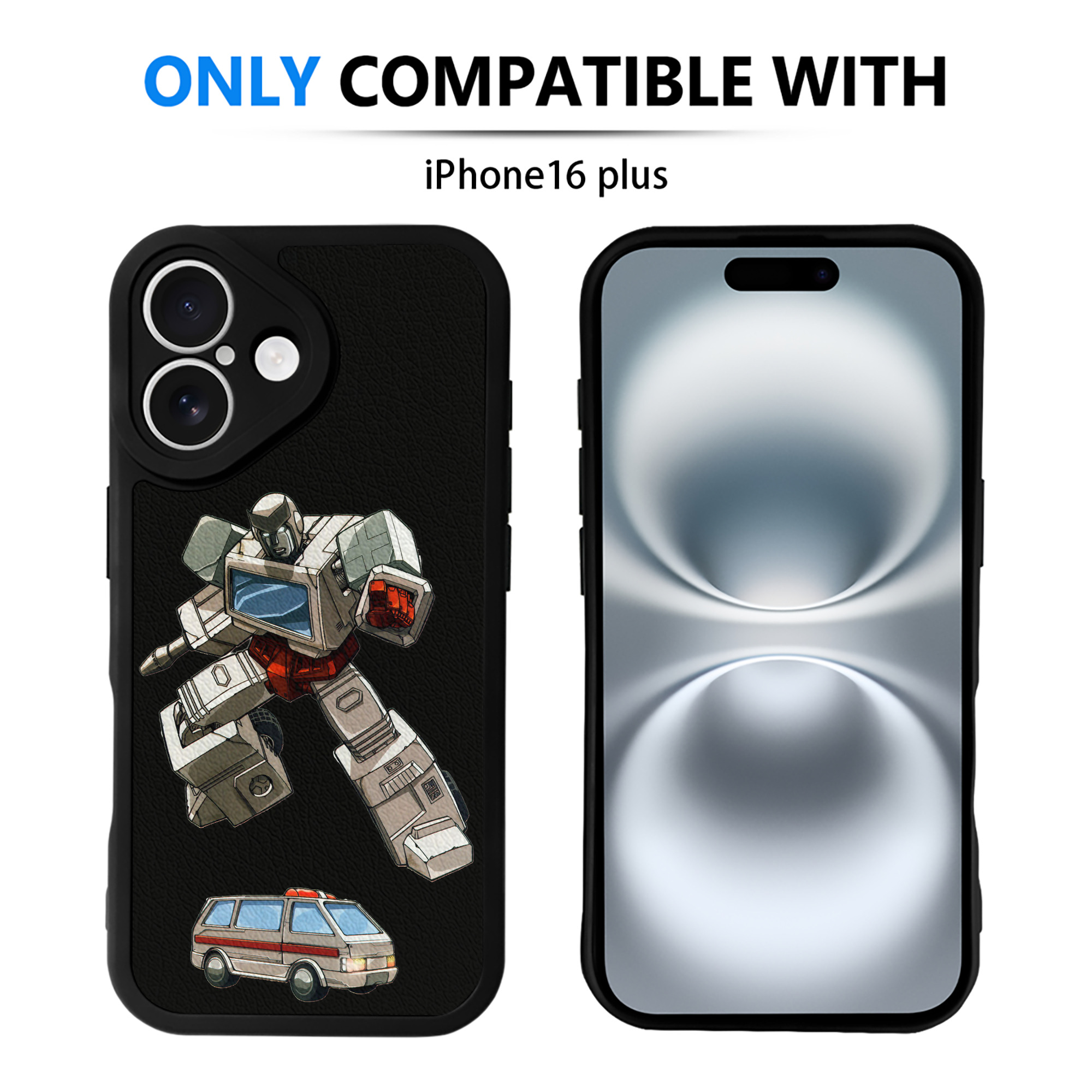 （画像用）  【iPhone 16シリーズ対応】シリコンスマホケース（レザー調） 材質：シリコン